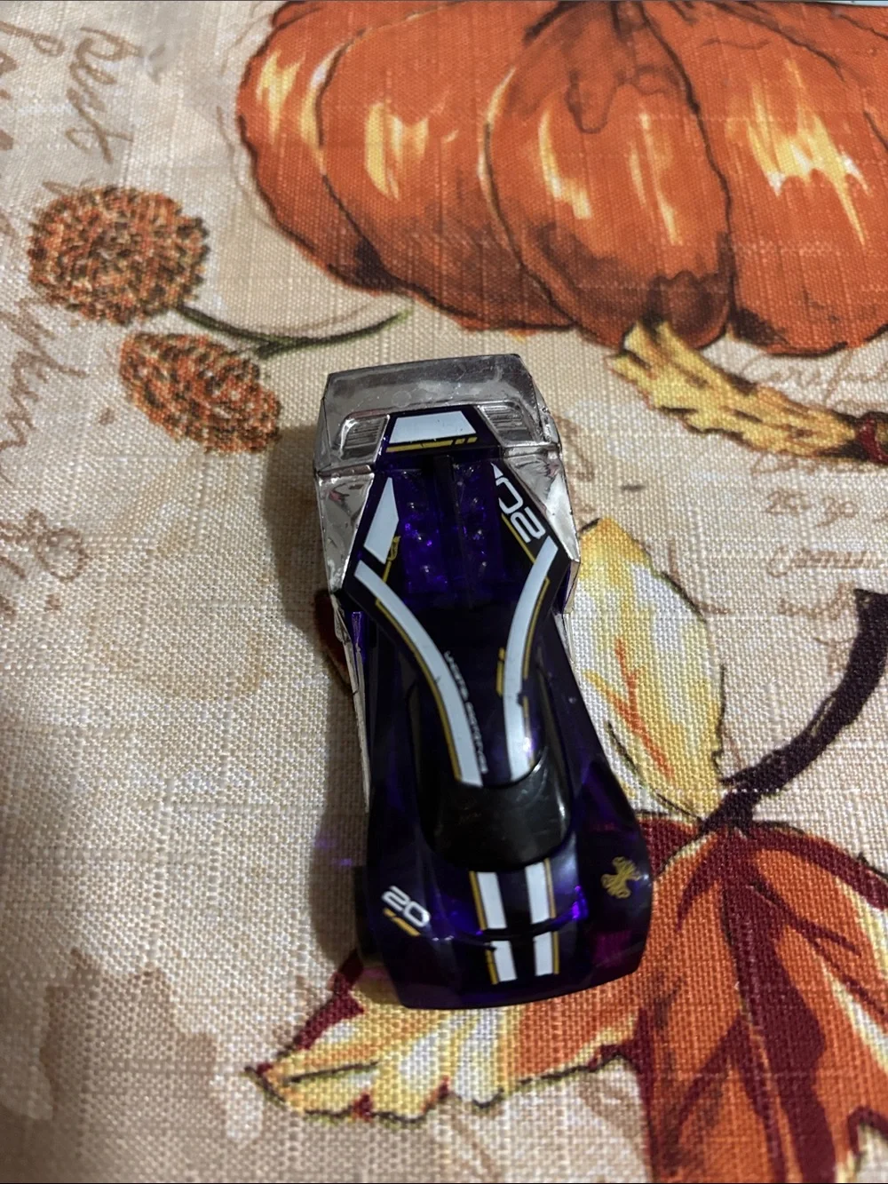Purple Die-Cast Toy Race Car